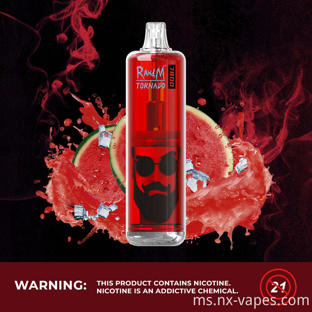 RANDM TORNADO 7800 LED DISPOSABLE VAPE